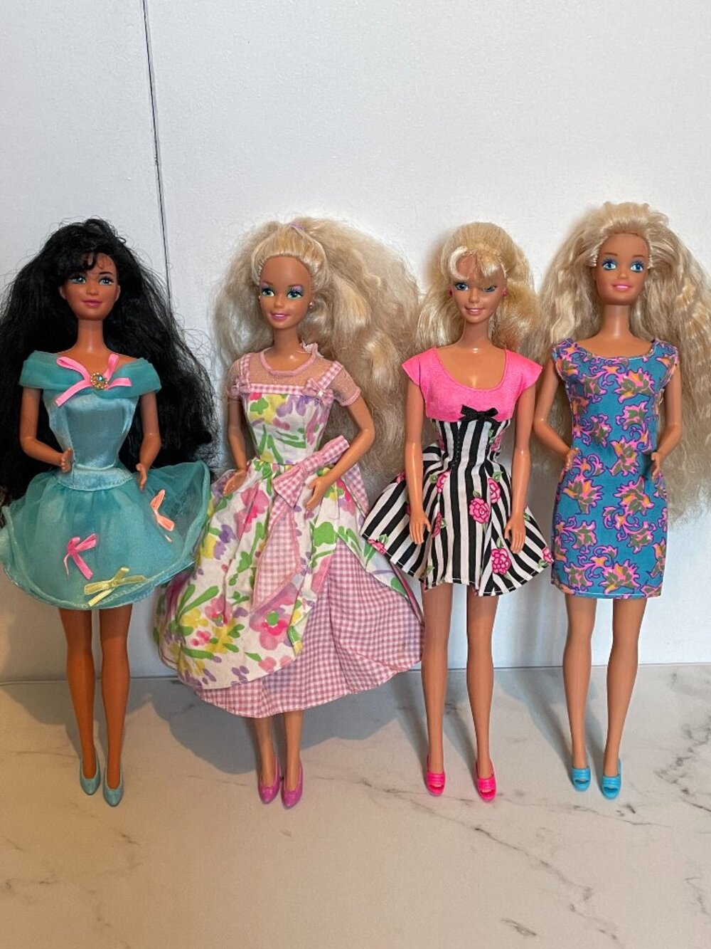 Vintage 1990s Barbie and Nia Redressed Lot